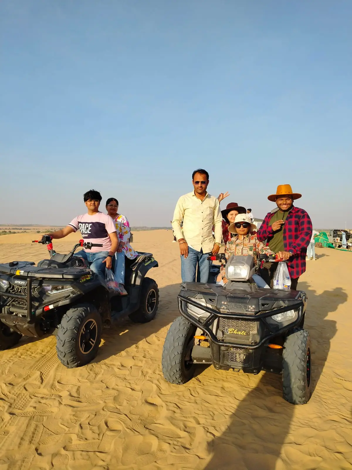 Quad bike rides on the sand dunes