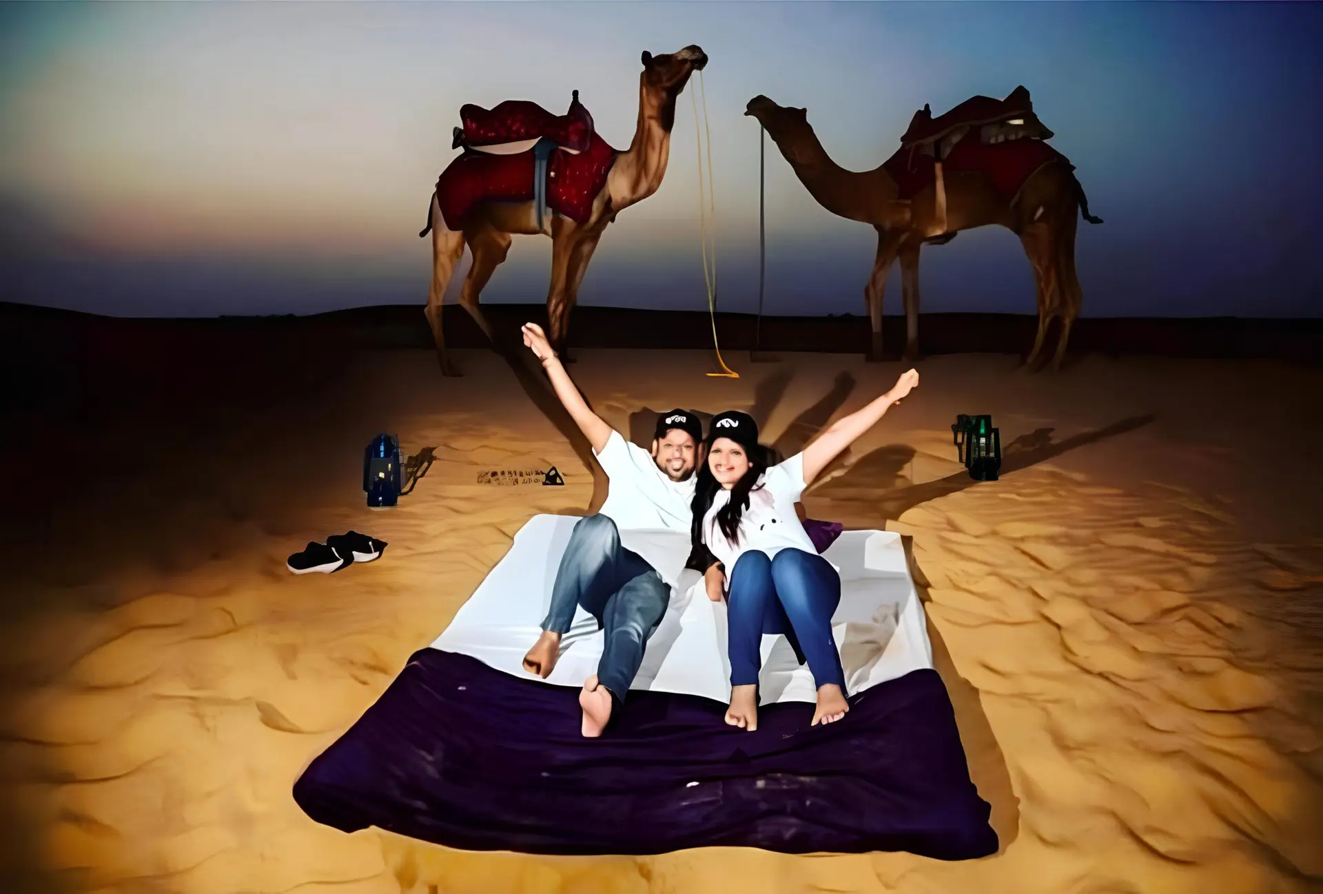 Sunset over the Thar desert